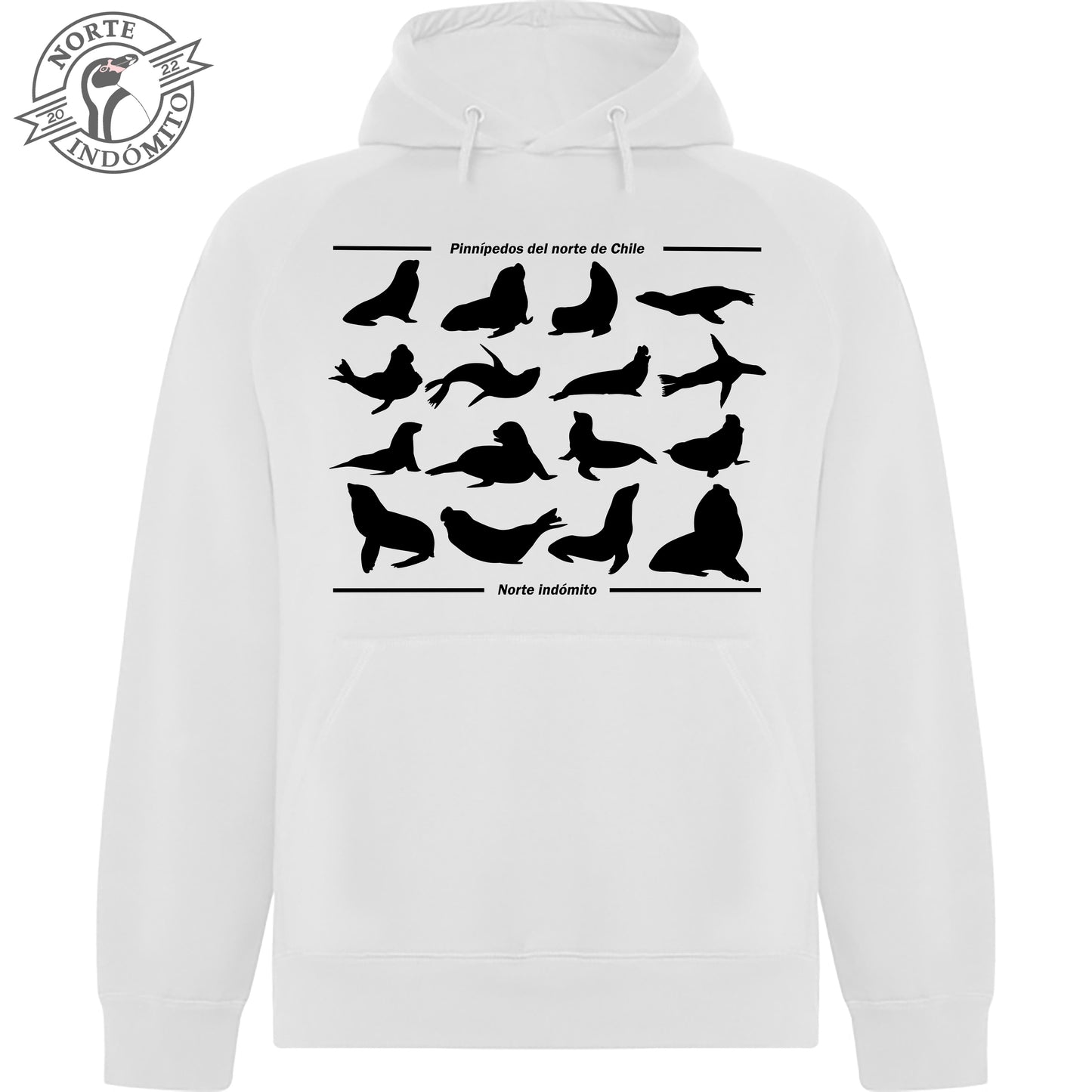 Polerón - pinnípedos silueta