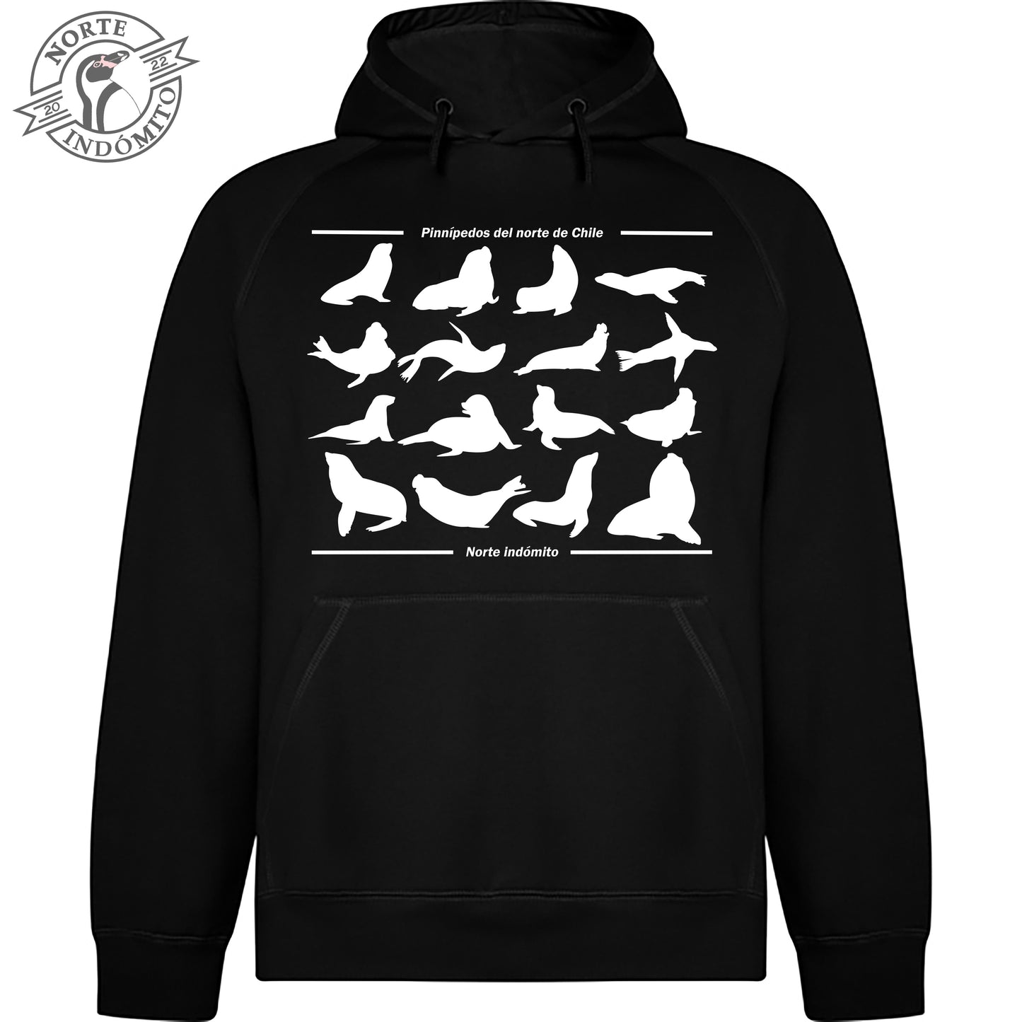 Polerón - pinnípedos silueta