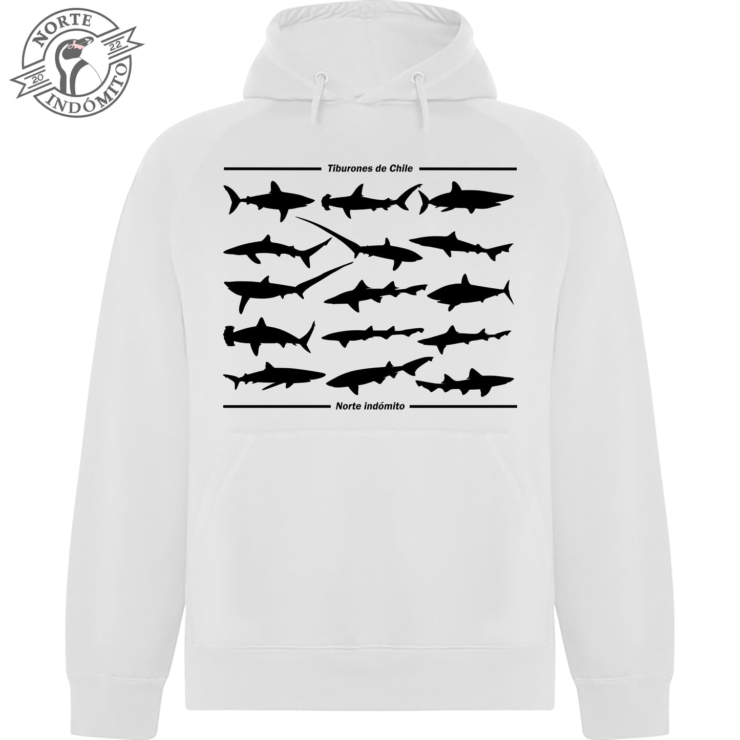 Polerón - tiburones silueta