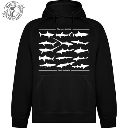 Polerón - tiburones silueta