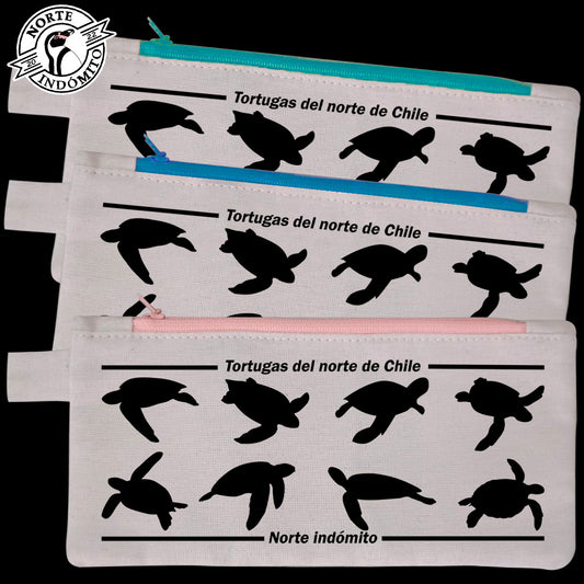 Estuche - tortugas silueta