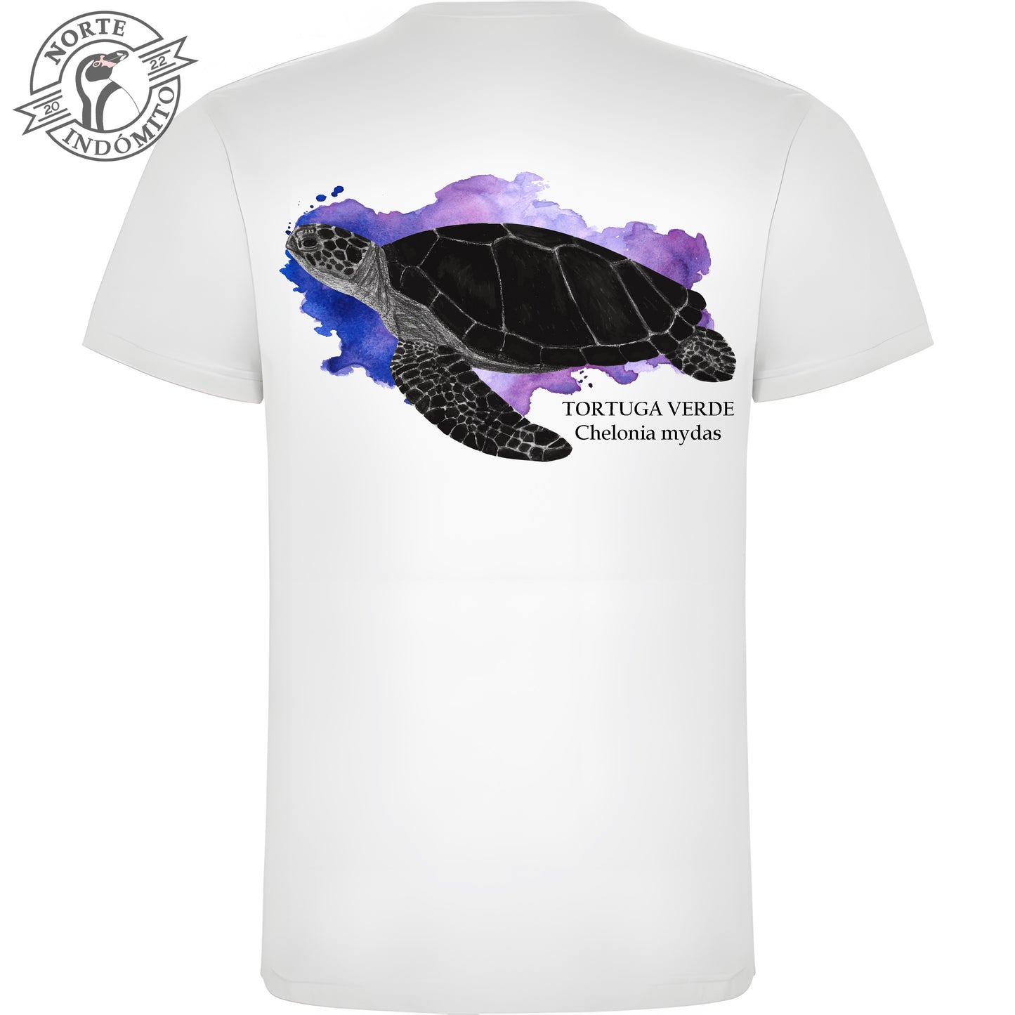 Polera - tortuga verde acuarela