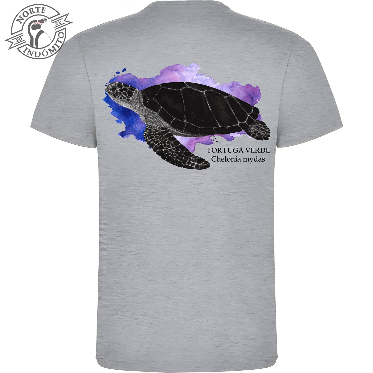 Polera - tortuga verde acuarela