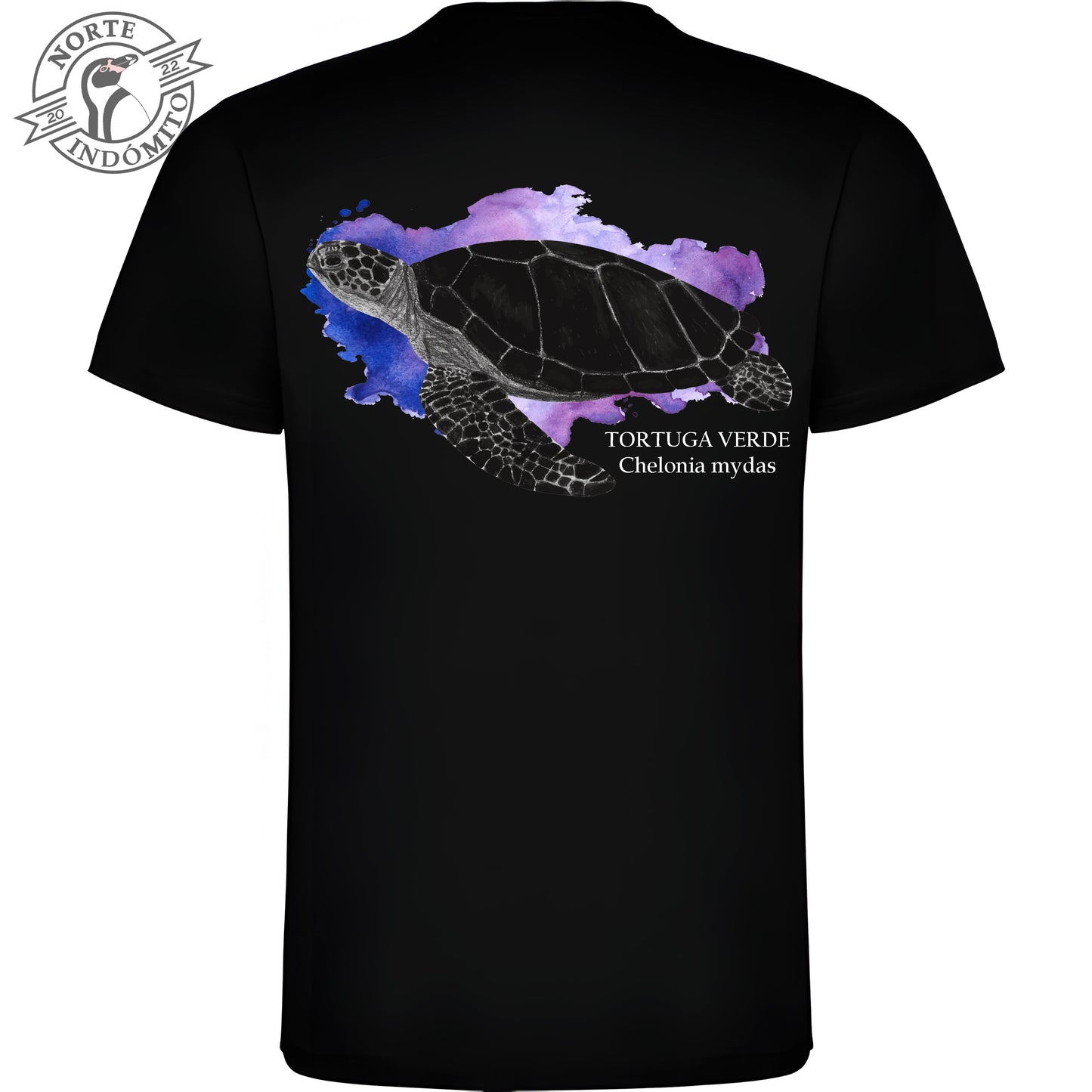 Polera - tortuga verde acuarela