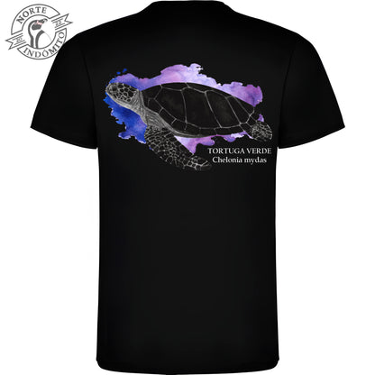 Polera - tortuga verde acuarela