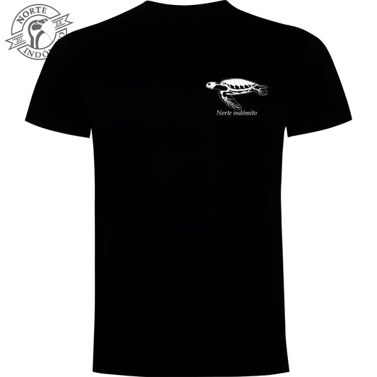 Polera - tortuga verde esqueleto