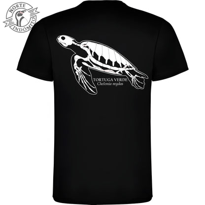 Polera - tortuga verde esqueleto
